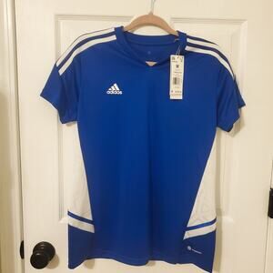 Adidas Women’s Royal Blue & White Condivo 22 Soccer Jersey World Cup M NWT